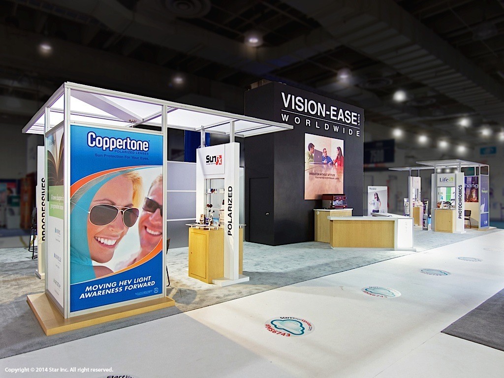Vision Ease Vision Expo East Star Exhibits for Trade Shows, Conference & More