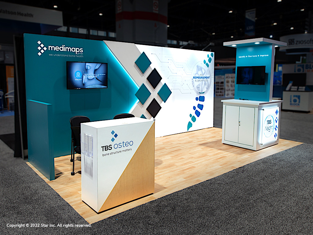 Medimaps RSNA Star Exhibits for Trade Shows, Conference & More