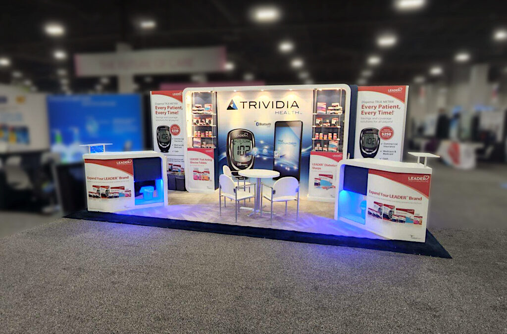 Trividia Health Cardinal RBC Star Exhibits for Trade Shows