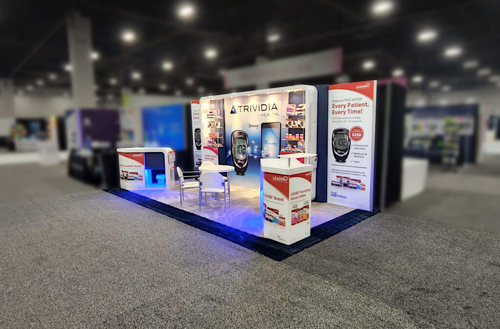 Trividia Health Cardinal RBC Star Exhibits for Trade Shows