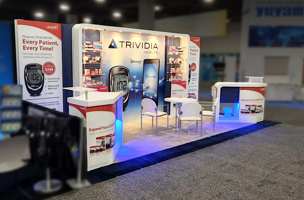 Trividia Health Cardinal RBC Star Exhibits for Trade Shows
